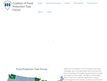 Tablet Screenshot of foodprotectiontaskforce.com